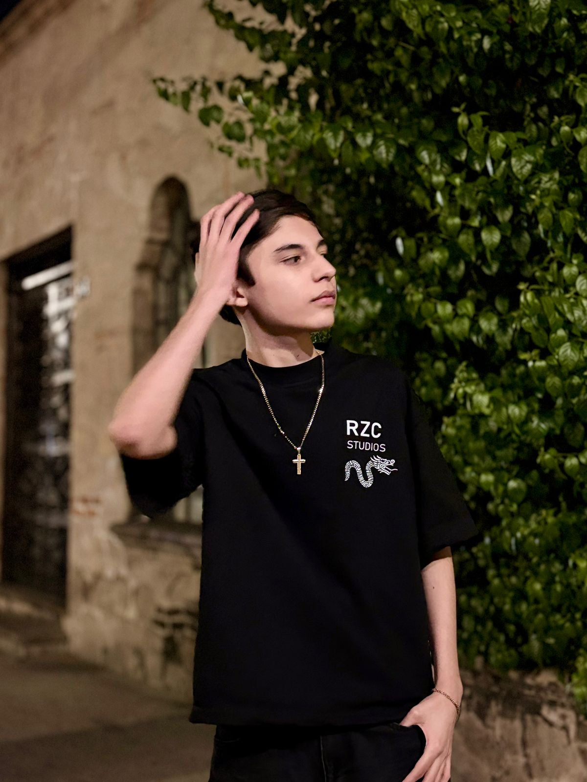 Playera Quetzalcóatl Obsidiana